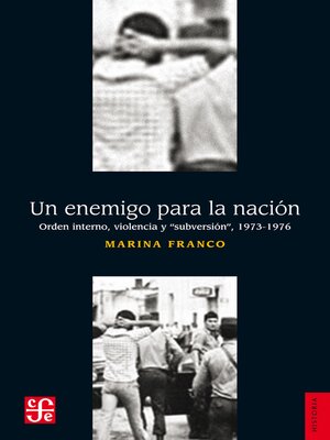 cover image of Un enemigo para la nación